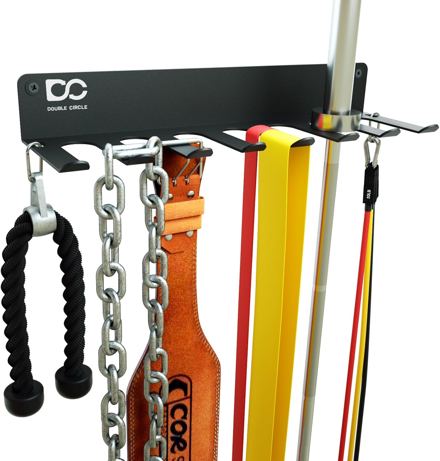 Double Circle Gym Equipment Storage Rack